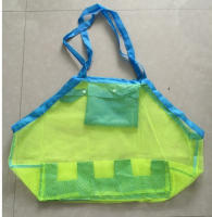 Bolsa de malla de playa de verano para niños, bolsa de almacenamiento de juguetes de gran tamaño, bolsa de playa de malla para herramientas de excavación de arena, bolsa de playa de rejilla - details 1