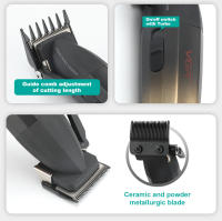 Cortadora De Pelo Profesional VGR V-003 Con Pantalla Digital 9000 RPM Máquina De Corte Para Barberos Trimmer Para Hombres Recargable Universal 160 Minutos De Uso - details 3