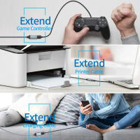 Cable De Extensión USB 3.0 Femenino a Masculino NNBILI 3m Alta Velocidad De Transmisión De Datos Para PC Laptop Juego De Computadora - details 15