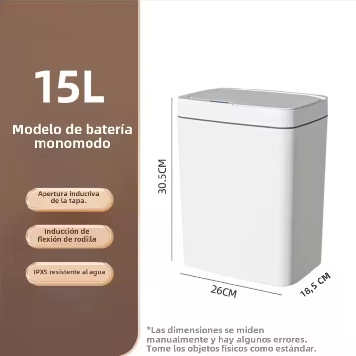 Bandeja De Baño Inteligente Blanco Sensor Táctil Larga 15L Ecológica Sin Químicos Origen Guangdong China - 1