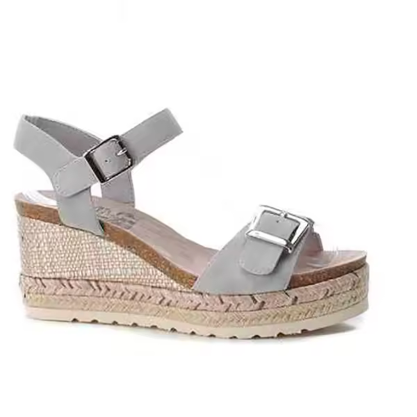 Refresh Sandalia Mujer 69825 Hielo Cuña 8cm - Ideal para Looks Veraniegos - 1