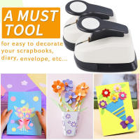 Dispositivo De Embossing Redondo Para Niños Máquina Educativa De 9/16/25/38/50mm Para Oficina Manual Corte De Papel DIY - details 4