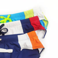 Bragas De Natación Para Hombre Moda Verano 2023 Estilo Low Waist Splicing Bikini Deportivo Para Playa Y Surf Material Poliéster Y Spandex - details 13
