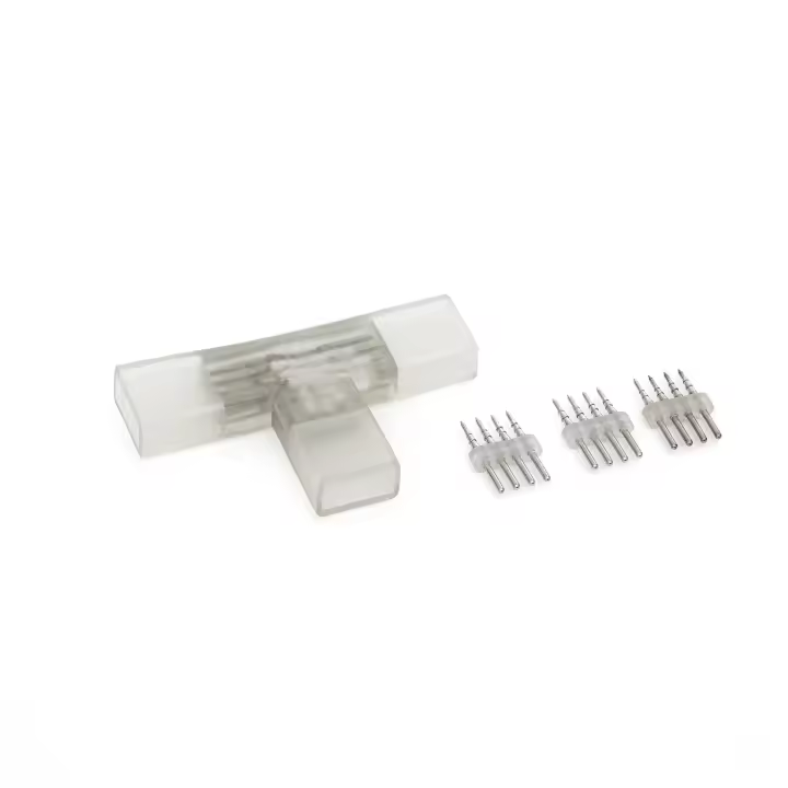 Ledkia Conector tipo T para Tira LED RGB 220V AC SMD IP65 RGB - 1