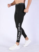 Pantalones De Compresión Para Hombres Secado Rápido Algodón Elástico Para Running Y Fitness Deporte Entrenamiento - details 5