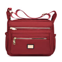 Bolso Cruzado De Mujer En Tela Oxford Simple Bolso De Hombro Multicapa Impermeable Monedero Lady Bolsa De Mano Estilo Fashion - details 17