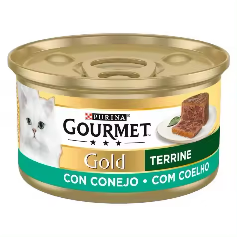 Purina Gourmet Gold Terrine Conejo Gato Latas 24 X 85 Gr - 1