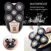 Afeitadora Eléctrica Recargable Portátil 5 En 1 Para Rostro Hombre Cuchilla Doble Borde Impermeable Máquina De Afeitar - details 6