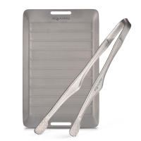 Juego De Cocina Al Aire Libre Con Sartén Y Pinzas De BBQ De Titanio Superficie No Adherente Matte Para 1 Personas - details 9
