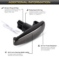 Lámpara De Señal Dinámica Amarilla Y Luz De Señal Para Mitsubishi Lancer Evolution Evo X Outlander Sport RVR ASX Blanco DRL Faros De Parqueado - details 1