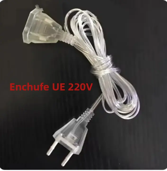 Luces De Cadena LED Para Decoración De Jardín Y Navidad 4m De Largo 0.4-0.6m De Caída Con Enchufe EU 220V Guirnalda Decorativa Para Exterior - 1