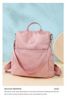 Mochila de verano para mujer, nueva, de PU, multifuncional, antirrobo, de un solo hombro, tipo mensajero, bolso de viaje - details 9