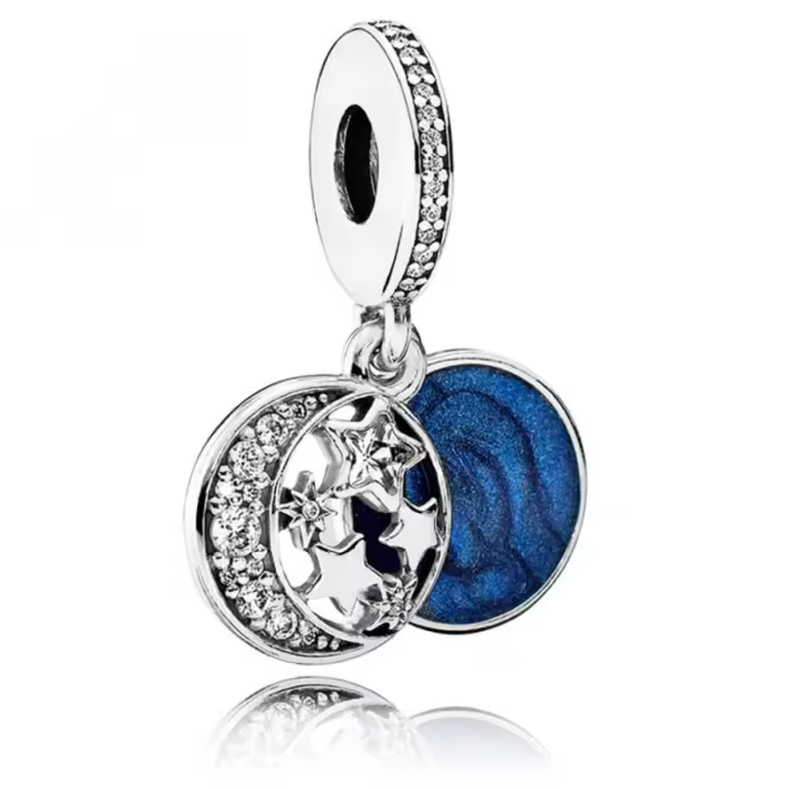 Abalorio Colgante  Pandora 791993CZ Mujer Plata Cielo Nocturno Vintage - 1