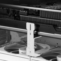 Soporte De Tarjeta Gráfica En Acero Inoxidable Chasis 12cm Con Posición De Ventilador Soporte Para GPU Previene La Suspendida Para RTX 4090 4080 4070 Accesorio De Enfriamiento Para Computadora - details 12