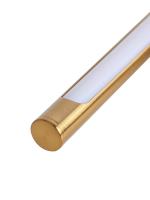 Lámpara LED Moderna Para Espejo Con Control Remoto Y Interruptor Push Recargable Iluminación Para Baño Dormitorio Hotel Metal Color Oro Negro - details 12