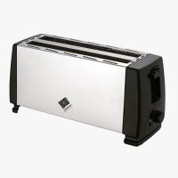 Tostador de Acero Inoxidable para 4 Rebanadas – Calentamiento Rápido, 6 Niveles de Tostado y Botón de Parada - details 0