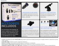 Cargador Inalámbrico para Coche QI 15W XCharger - Carga Rápida, Sensor de Apertura y Sujeción Automática - Compatible con iPhone, Android, Huawei, Samsung, Xiaomi y Otros - Incluye Accesorios - details 2