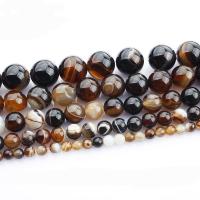 Bolas De Agate Natural Con Estampado De Café Para Hacer Joyas Pulseras Collares Y Aretes (Cordón No Incluido) - details 2