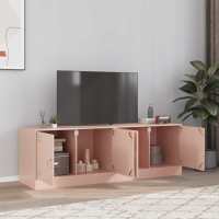 vidaXL Muebles para TV 2 unidades acero 67x39x44 cm en color Amarillo mostaza/Rosa/Antracita y más | almacenamiento funcional diseño moderno para baño dormitorio sala - details 1