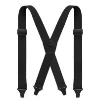 Suspenders Para Hombres De Gran Tamaño Y Pesada Resistencia Con X-Back 4 Clips Plásticos Fuertes Ajustables Elásticos Para Traje De Trabajo 3.8cm/1.5 Pulgadas - details 2