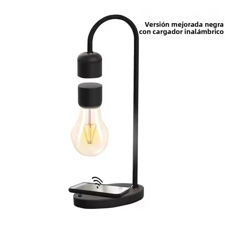 Lámpara De Noche LED Flotante Magnética Con Cargador Inalámbrico Para Decoración De Escritorio Habitación Oficina Regalo Único De Ambiente - 1