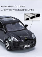 Modelo De Coche Macan T SUV a Escala 1:32 Con Luz Y Sonido Función Retroceso Juguete De Metal Duradero Para Coleccionistas Y Niños - details 6