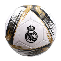 Real Madrid Balón con Escudo Blanco y Negro, Balón de Fútbol Grande Talla 5, Balón Nº59 Real Madrid Producto Oficial, Regalo Cumpleaños, Navidad, Reyes, Se envía 1 Balón de Real Madrid (Desinflado) - details 3