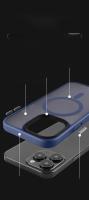 Funda De Carga Inalámbrica Magnética Magsafe Para iPhone 15 14 plus 13 12 11 pro Max Matte Antichoque Bumper Armadura Cubierta Rígida - details 3
