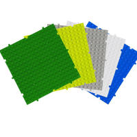 4pcs Placas De Base De Bloques De Construcción DIY Clásicos 16x16 Dots Sin Limites Juguete Divertido Para Niños Y Adultos - details 2