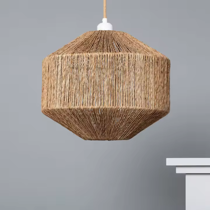 Ledkia Lámpara Colgante Yute Calliope ILUZZIA - 1