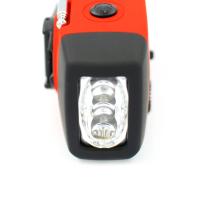 Radio De Mano Solar Crank Dynamo AM/FM/NOAA Con Linterna LED Multifuncional Y Banco De Energías Para Emergencias Y Exterior - details 17