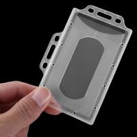 Porta Tarjetas De Identificación De Acrílico Protector De Carteles Duradero Para Uso Multifuncional Cubierta De Plástico Rígido Para Mujeres Y Hombres - details 10