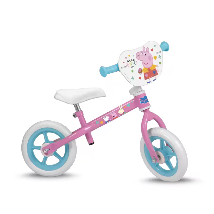 Bicicleta Niña Infantil Toimsa Rider Bike 10" Peppa Pig Rosa - 1