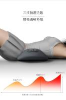 Almohada De Lumbar Con Tracción Y Calor Soporte Para Cama Almohada De Masaje De Espalda Silicona 100% Soporte De Cuello Con Memoria Anti-estático Anti-siesta - details 5