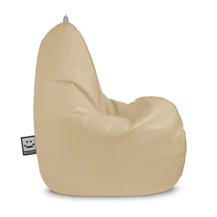 Puff Pera Relax Polipiel Crudo HAPPERS - Cómodo, ligero y resistente. Make it Happers® - 1