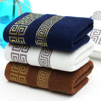 Toalla De Baño Grande De Algodón 70x140cm Bordada Lujo Sobredimensionada Marrón Azul Blanco Regalo Conjunto De Toallas Absorbente Y Secado Rápido - details 5
