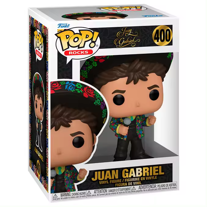 Figura Pop Juan Gabriel Floral Mariachi-Figura de Vinilo Coleccionable - Idea de Regalo- Mercancia Oficial - Juguetes para Niños y Adultos - Movies Fans - Muñeco para Coleccionistas y Exposición - 1