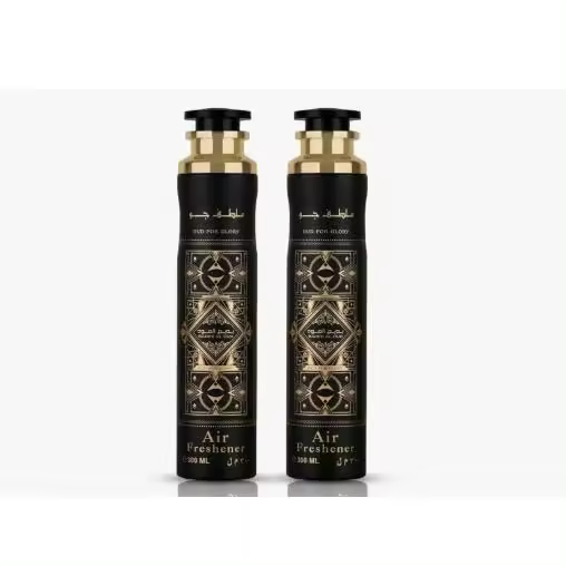 pack 2 unidades Lattafa Ambientadores Arabe Badee Al Oud - Oud For Glory Air Freshner 300ml con perfume árabe - 1