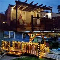 DIY Luz Solar LED Para Exterior Cadena De Luces De Jardín Impermeable Guirnalda De Farolillos Navideñas Decorativas Luz Caliente Blanca Longitud 12m - details 3
