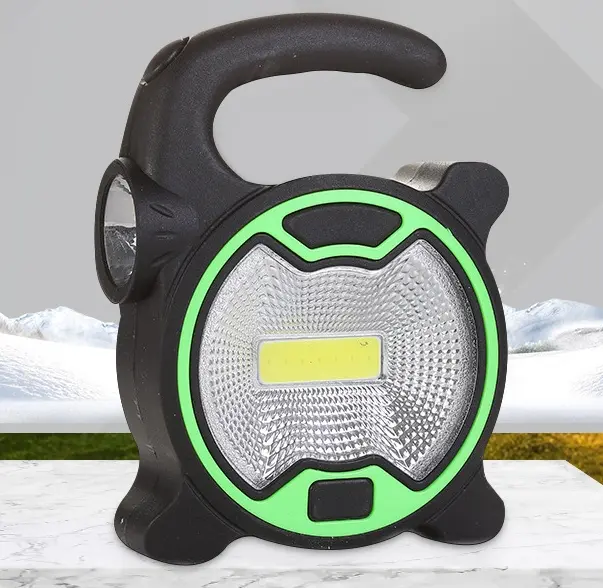 Linterna Portátil Super Brillante LED COB Para Camping Y Excursiones Fuente De Luz Portátil Sin Batería Para Exteriores - 1