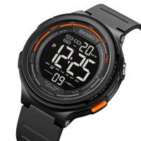 Reloj deportivo digital con luz LED para hombre y mujer, luminoso, electrónico, con cuenta atrás, resistente al agua - details 0