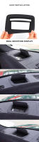 Marco Decorativo Para Pantalla De HUD Mini Countryman U25 J01 J05 2024 2025 Accesorios De Protección Para Pantalla Del Coche Negro Material De Plástico De Alta Calidad - details 2