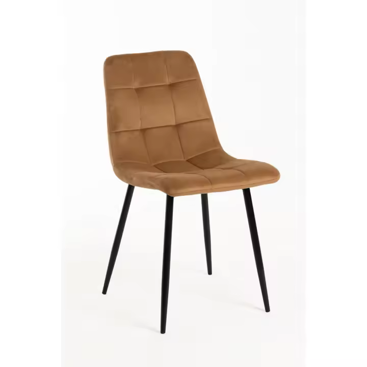 Silla Kybai Terciopelo - Caramelo - 1