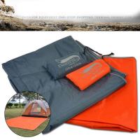 Tarp Para Acampar Y Senderismo Impermeable Ultraligera Con Bolsa Alfombra De Picnic Para Suelo Del Tienda De Campaña Tamaño 210x150cm/210x200cm Colores Naranja/Gris - details 0