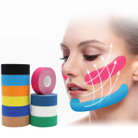 Cinta De Kinesiología Para Rostro 2.5CM*5M V Line Elevador De Pecho Y Ojos Eliminador De Arrugas Herramienta De Cuidado De La Piel - details 5