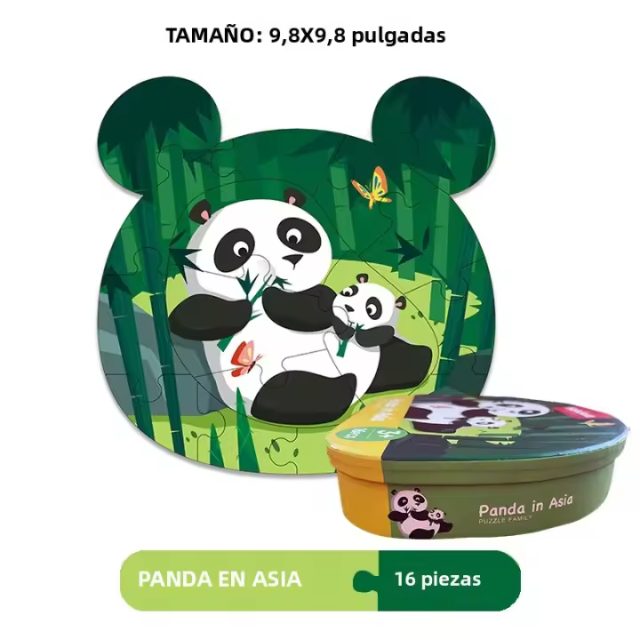 Rompecabezas De Dinosaurio Hahowa Para Niños Juego Educativo De Escena Animal Aprendizaje Para Niños De 3 Años Regalos De Cumpleaños - 1