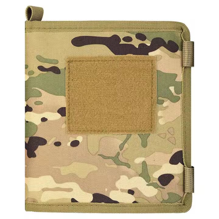 Cubierta De Libro Táctico Exterior Impermeable Para Mapas Y Herramientas Bolsa De Bolígrafo Camuflada Para Camping Viajes Y Senderismo - 1