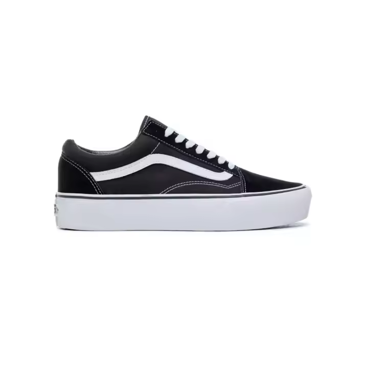 Zapatilla Vans Old Skool Platform Unisex en Ante y Lona Resistente - 1