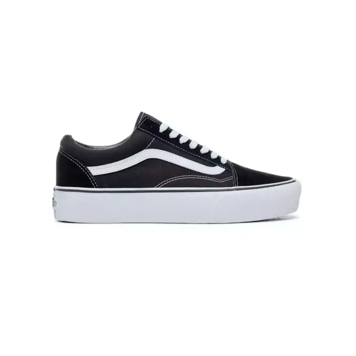 Zapatilla Vans Old Skool Platform Unisex en Ante y Lona Resistente - 1