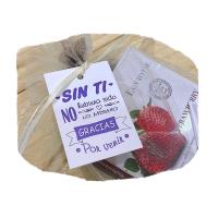50 tarjetas de agradecimiento para detalles de invitados de boda comuniones bautizo tarjetas kraft blancas con mensaje Sin ti no hubiera sido lo mismo Gracias por venir medida de 4 x 6 cm - details 4